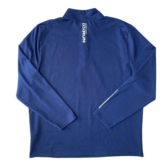 Skechers 1/4 Zip Pullover Mens XXXL Golf GO RUN Blue Long Sleeve Stretch - Picture 2 of 7